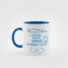 Taza Domingo de Carrera y Lectura – Cerámica en varios colores